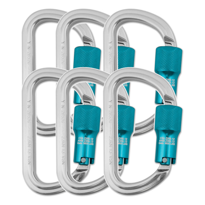 KwikSafety Twist Locking Aluminium Carabiners by KwikSafety - KwikSafety