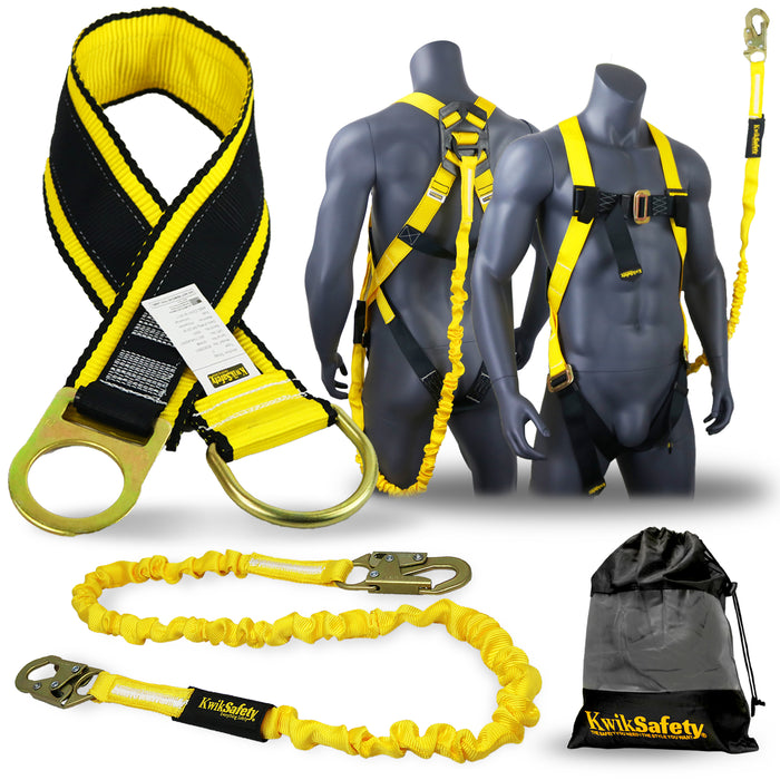 KwikSafety GIBBON GRIP Fall Protection Anchor Choker ANSI Cross Arm Strap - Model No.: KS7801 - KwikSafety