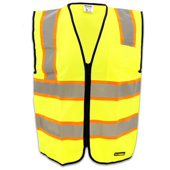 KwikSafety ATHLETE Hi Vis Reflective ANSI PPE Constrasting Class 2 Safety Vest - Model No.: KS3311 - KwikSafety