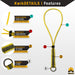 KwikSafety TIKO Tail Tool Tail Attachments - 2 FT - KwikSafety
