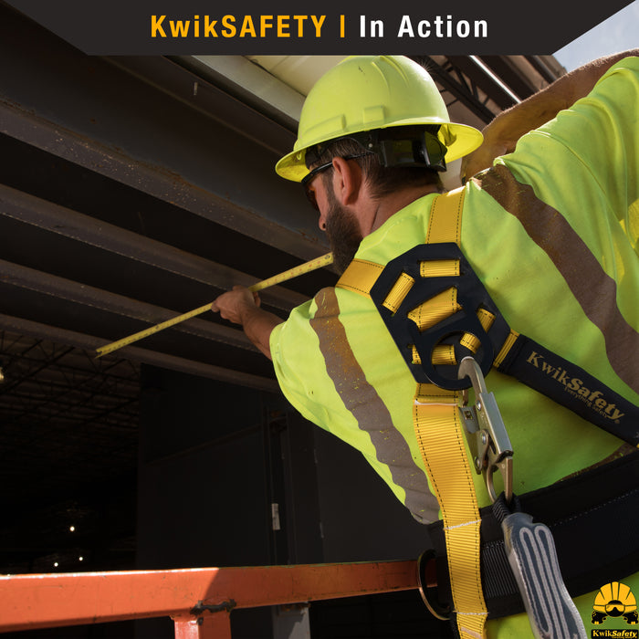 KwikSafety BOA 6' Single-Leg Safety Lanyard with Shock Absorber Fall Protection Device ANSI OSHA- Model No.: KS7701 - KwikSafety