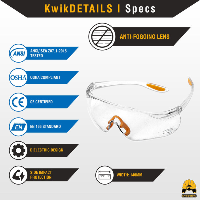 KwikSafety | Gecko Eyes Safety Glasses | Product Specifications
