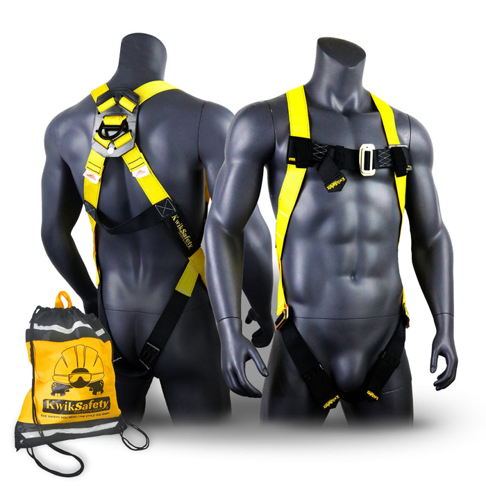 KwikSafety TORNADO 1D Ring Fall Protection Full Body Safety Harness - Model No.: KS6601 - KwikSafety