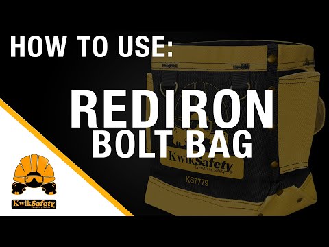 KwikSafety | Rediron Bolt Bag Ironworker Gear | Product Video | Features & Highlights