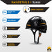 KwikSafety ARMADILLO Hard Hat ANSI OSHA Vented  6 Point Suspension Climbing Helmet Black  - Model No.: KS8661 - KwikSafety