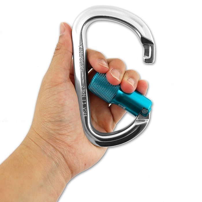 KwikSafety Twist Locking Aluminium Carabiners by KwikSafety - 50 Pieces - KwikSafety