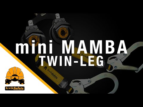 KwikSafety | mini MAMBA Twin Leg Self Retracting Lifeline | Product Video | Features & Highlights