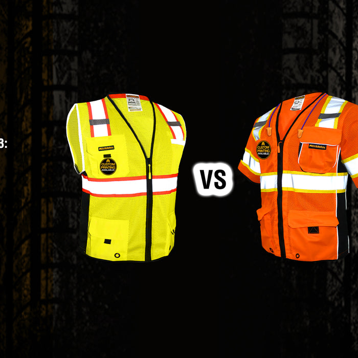 What's the difference between a Class 2 and Class 3 Safety Vest?