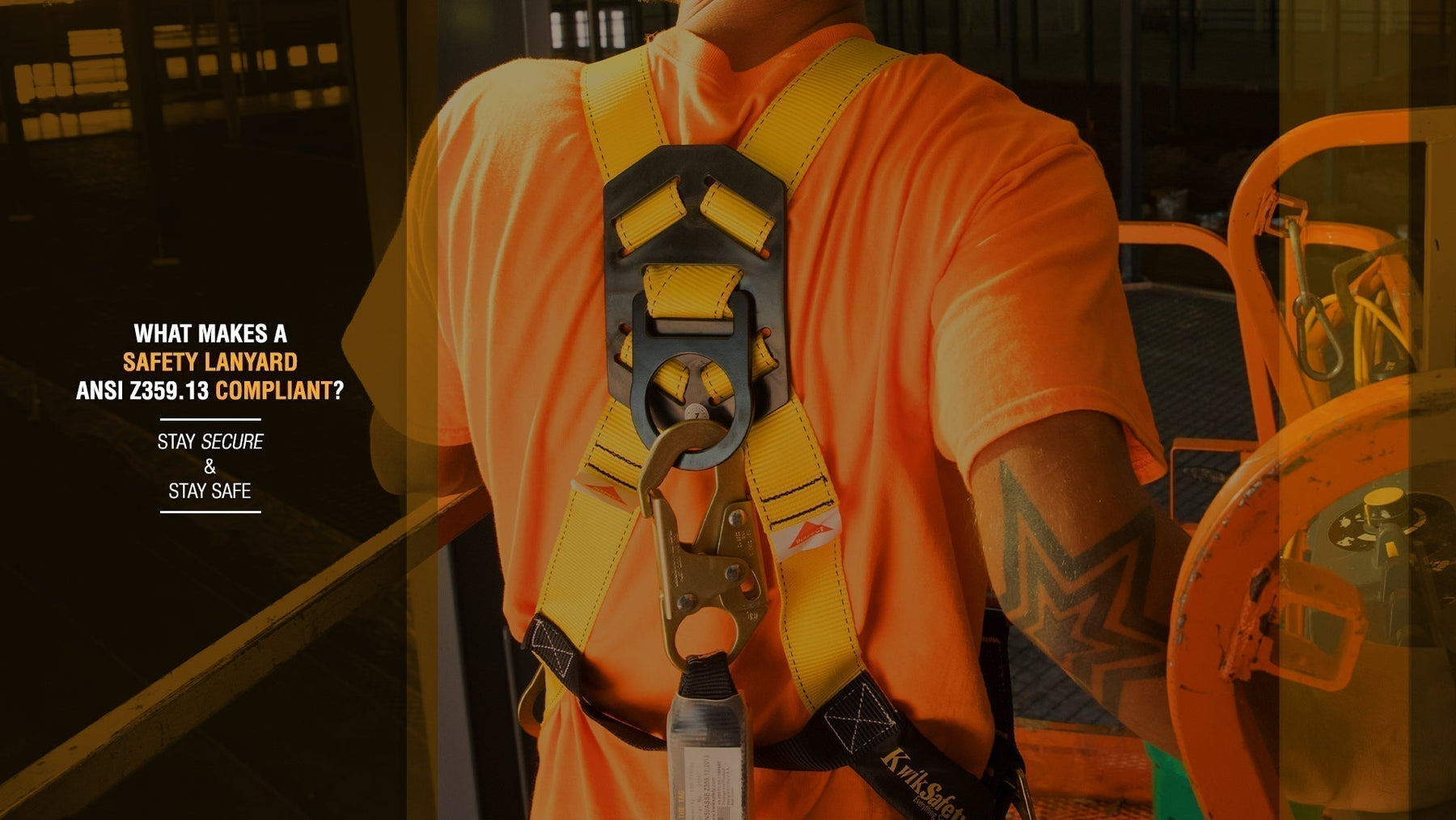 What Makes a Safety Lanyard ANSI Z359.13 Compliant?