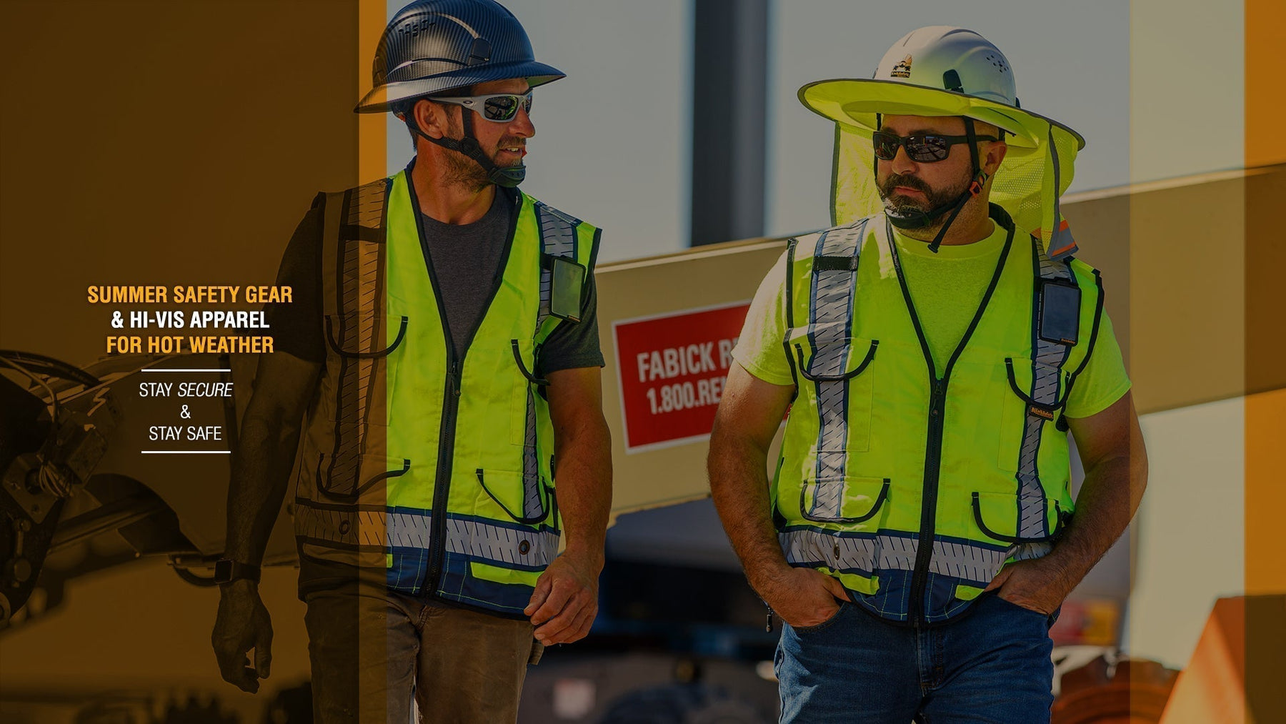 Summer Safety Gear & Hi-Vis Apparel For Hot Weather