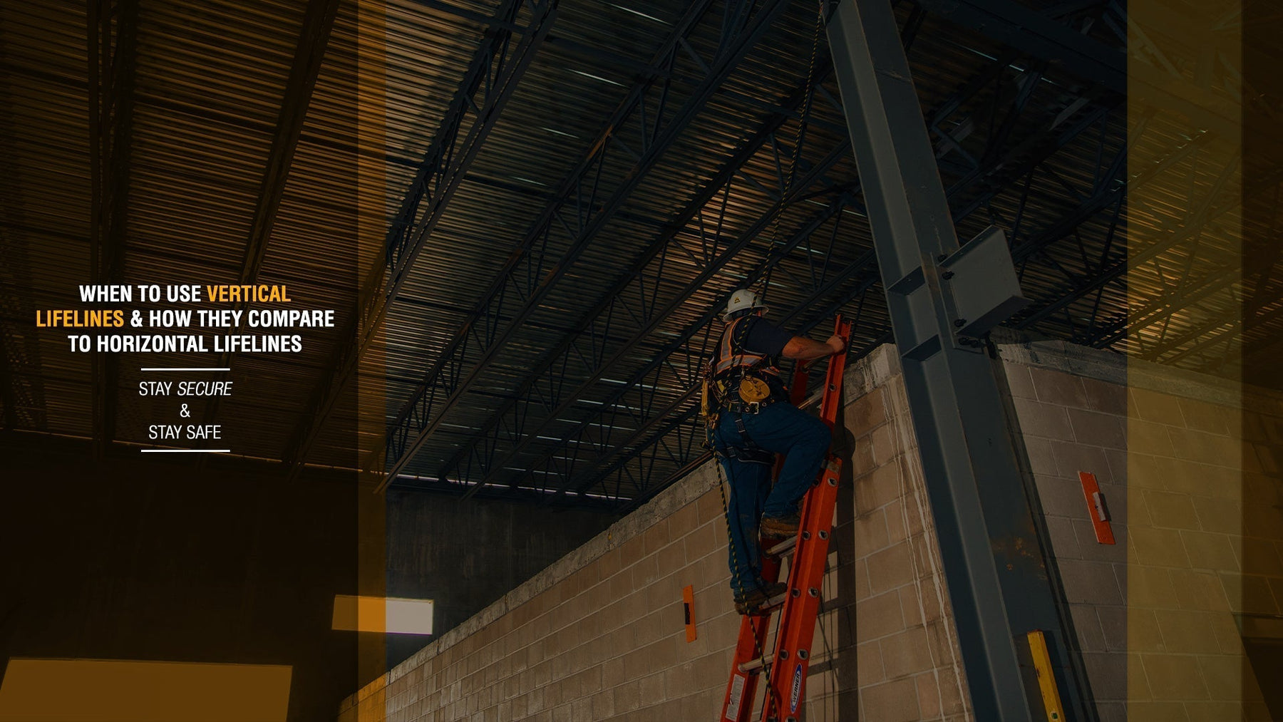 Vertical Lifelines: When They're Required & How They Compare to Horizontal Lifelines