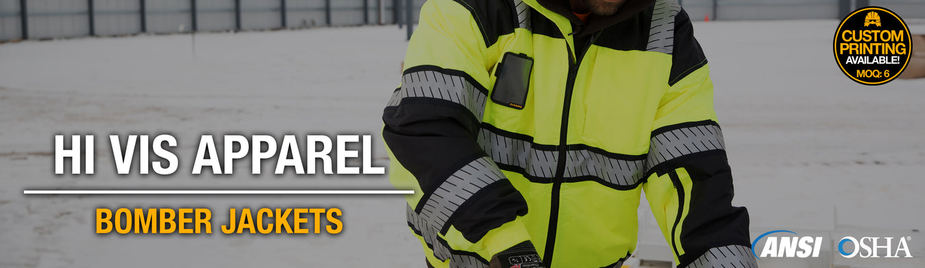 Bomber Jackets | ANSI Tested & OSHA Compliant | Class 3