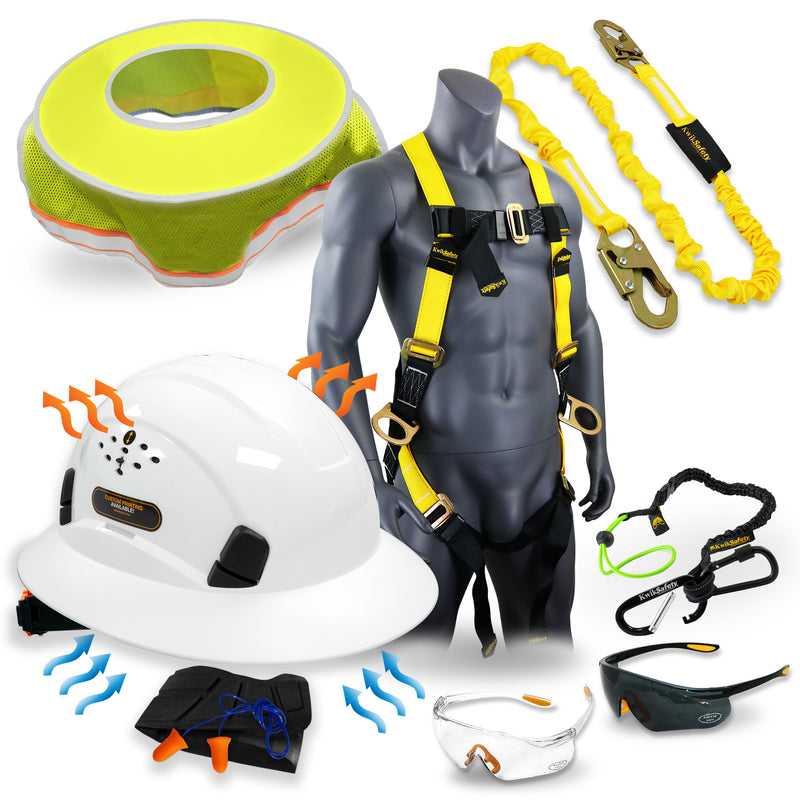 KwikSafety TORTOISE SHELL Hard Hat (16 COOLING VENTS + FREE Extra Headband & Earplugs) Type 1 Class C ANSI Tested OSHA Compliant - Model No.: KS1602 - KwikSafety