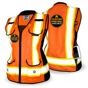 KwikSafety GODMOTHER Safety Vest for Women Class 2 ANSI Tested OSHA Compliant Reflective Work Gear PPE - Model No.: KS3336 - KwikSafety