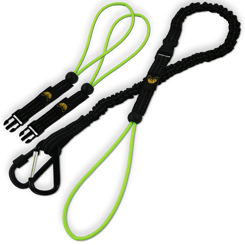 KwikSafety OCTOPUS Heavy Duty Tool Lanyard w/ Detachable Straps and Carabiners - Model No.: KS7902 - KwikSafety