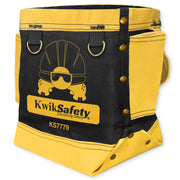 KwikSafety RedIRON Bolt Bag HEAVY-Duty Canvas Double Reinforced Stitching Ironworker Bag - Model No.: KS7779 - KwikSafety