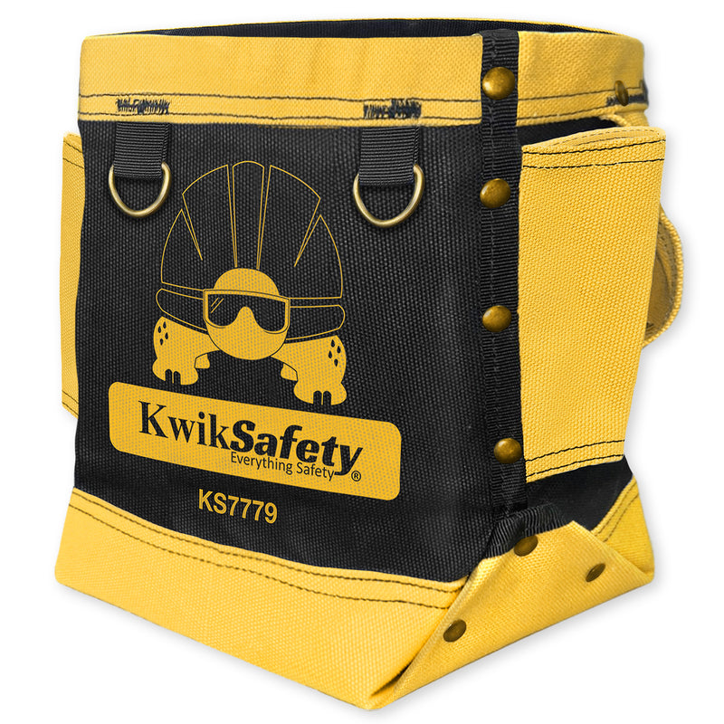 KwikSafety RedIRON Bolt Bag HEAVY-Duty Canvas Double Reinforced Stitching Ironworker Bag - Model No.: KS7779 - KwikSafety