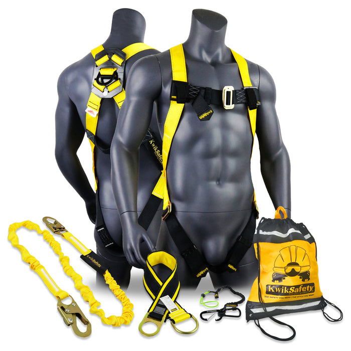 KwikSafety TORNADO 1D Ring Fall Protection Full Body Safety Harness - Model No.: KS6601 - KwikSafety