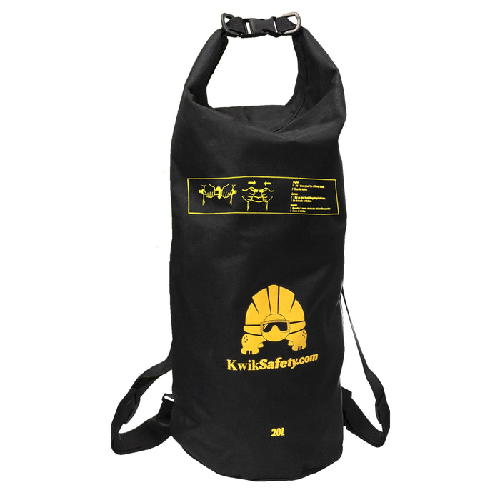 KwikSafety DRY BAG (5L, 10L, 20L) PVC & Fabric, Waterproof, Lightweight, Roll-Top Closure - Model No.: KS1111 - KwikSafety