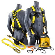KwikSafety THUNDER Safety Harness OSHA ANSI Fall Protection PPE Construction 3 D Ring - Model No.: KS6602 - KwikSafety