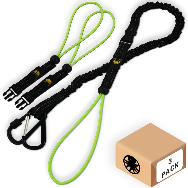 KwikSafety OCTOPUS Heavy Duty Tool Lanyard w/ Detachable Straps and Carabiners - Model No.: KS7902 - KwikSafety