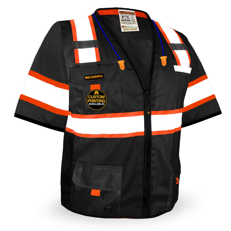 gear vest UNDERBOSS Safety Vest with Sleeves Premium ANSI Class Unrated PPE
