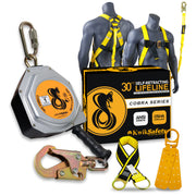 KwikSafety 30' COBRA CABLE Self Retracting Lifeline ANSI Class B SRL - Model No.: KS7934 - KwikSafety