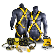 KwikSafety MONSOON Safety Harness ANSI OSHA Fall Protection 4 D Ring - Model No.: KS6611 - KwikSafety