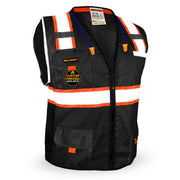 construction gear KwikSafety UNDERBOSS Safety Vest (11 POCKETS) Premium ANSI Class Unrat