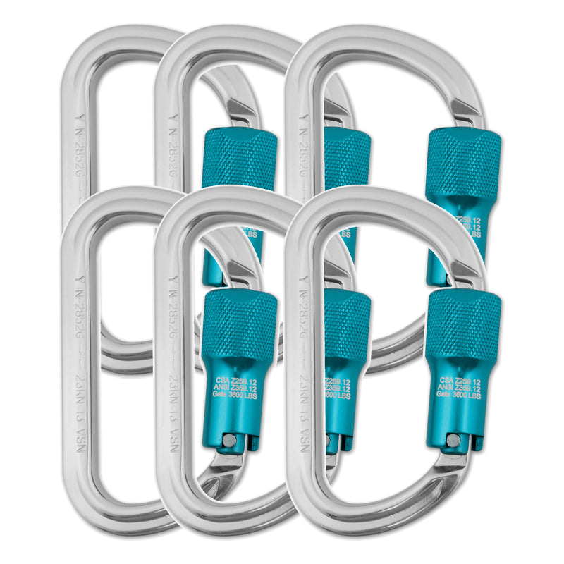 KwikSafety Twist Locking Aluminium Carabiners by KwikSafety - KwikSafety