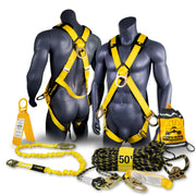 KwikSafety MONSOON Safety Harness ANSI OSHA Fall Protection 4 D Ring - Model No.: KS6611 - KwikSafety