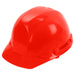 KwikSafety RED SHELL Hard Hat Type 1 Class C ANSI OSHA Compliant Standard Cap Style PPE - KwikSafety