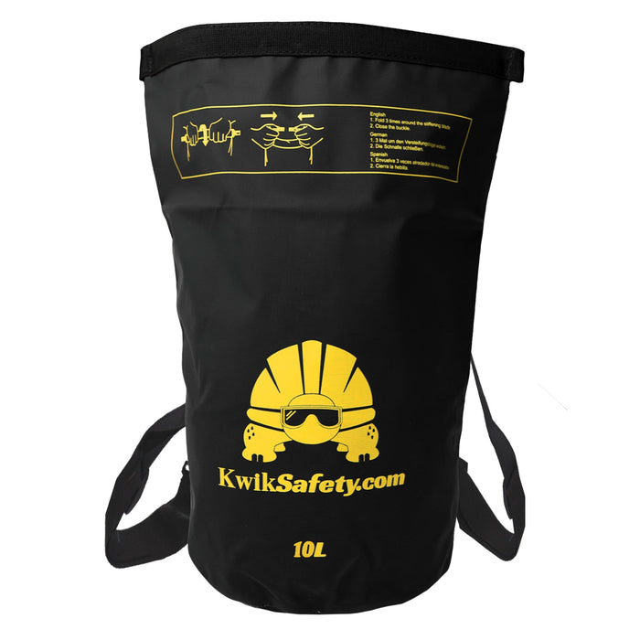 KwikSafety DRY BAG (5L, 10L, 20L) PVC & Fabric, Waterproof, Lightweight, Roll-Top Closure - Model No.: KS1111 - KwikSafety