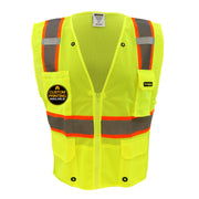 KwikSafety OFFICIAL Safety Vest (Color Trim) Class 2 ANSI OSHA - Model No.: KS3312OS - KwikSafety