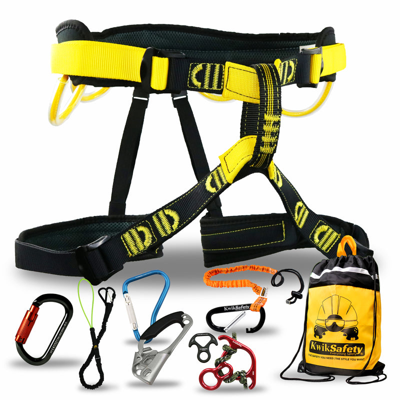 climbing safety gear KwikSafety MANDRILL Climbing Harness Outdoor Gear