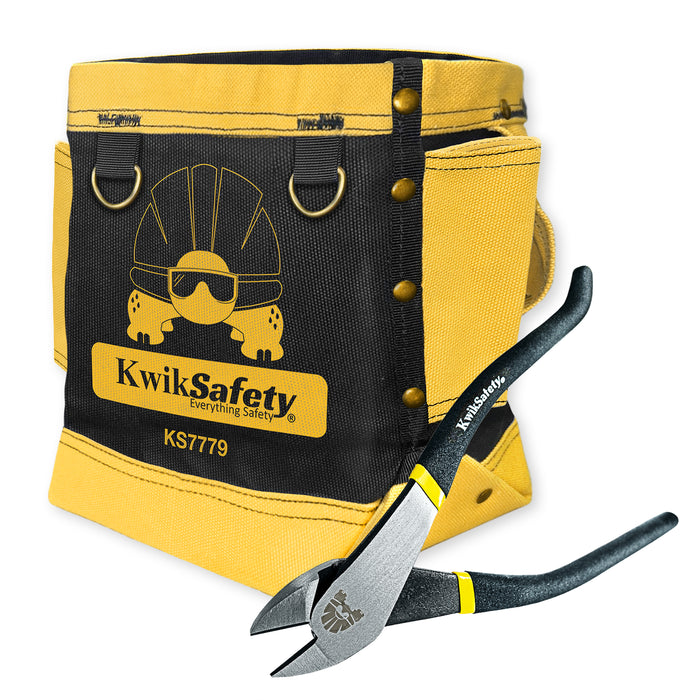 KwikSafety RedIRON Bolt Bag HEAVY-Duty Canvas Double Reinforced Stitching Ironworker Bag - Model No.: KS7779