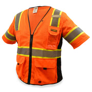 KwikSafety CHIEF Hi Vis Reflective ANSI PPE Surveyor Class 3 Safety Vest - KwikSafety