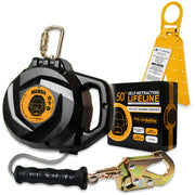 KwikSafety 50' MAMBA CABLE Self Retracting Lifeline ANSI Class B SRL - Model No.: KS7928 - KwikSafety
