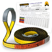 KwikSafety MIGHTY SUMO Type 3 Poly Web Lifting Slings - Model No.: KS8801 - KwikSafety