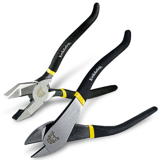 KwikSafety (Charlotte, NC) PINZA Ironworker Pliers Heavy Duty Diagonal Cutting & Side Cutter Pliers - Model No.: KS7781-82 - KwikSafety