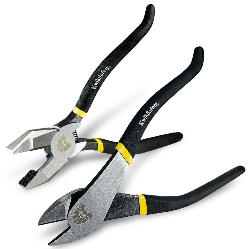 KwikSafety PINZA Ironworker Pliers Heavy Duty Side Cutter & Diagonal Cutter Pliers - Model No.: KS7781 & KS7782 - KwikSafety