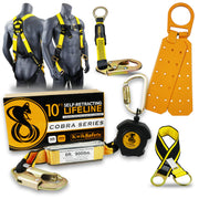 KwikSafety 10' COBRA WEB Self Retracting Lifeline ANSI Poly SRL - Model No.: KS7912 - KwikSafety