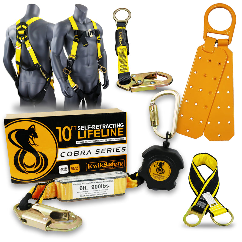 KwikSafety 10' COBRA WEB Self Retracting Lifeline ANSI Poly SRL - Model No.: KS7912 - KwikSafety