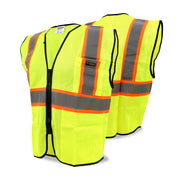 KwikSafety HOT SHOT Hi Vis Reflective ANSI PPE Construction Class 2 Safety Vest - KwikSafety