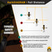 KwikSafety TYPHOON Safety Harness ANSI Fall Protection 3D Ring + Back Support - Model No.: KS6606 - KwikSafety