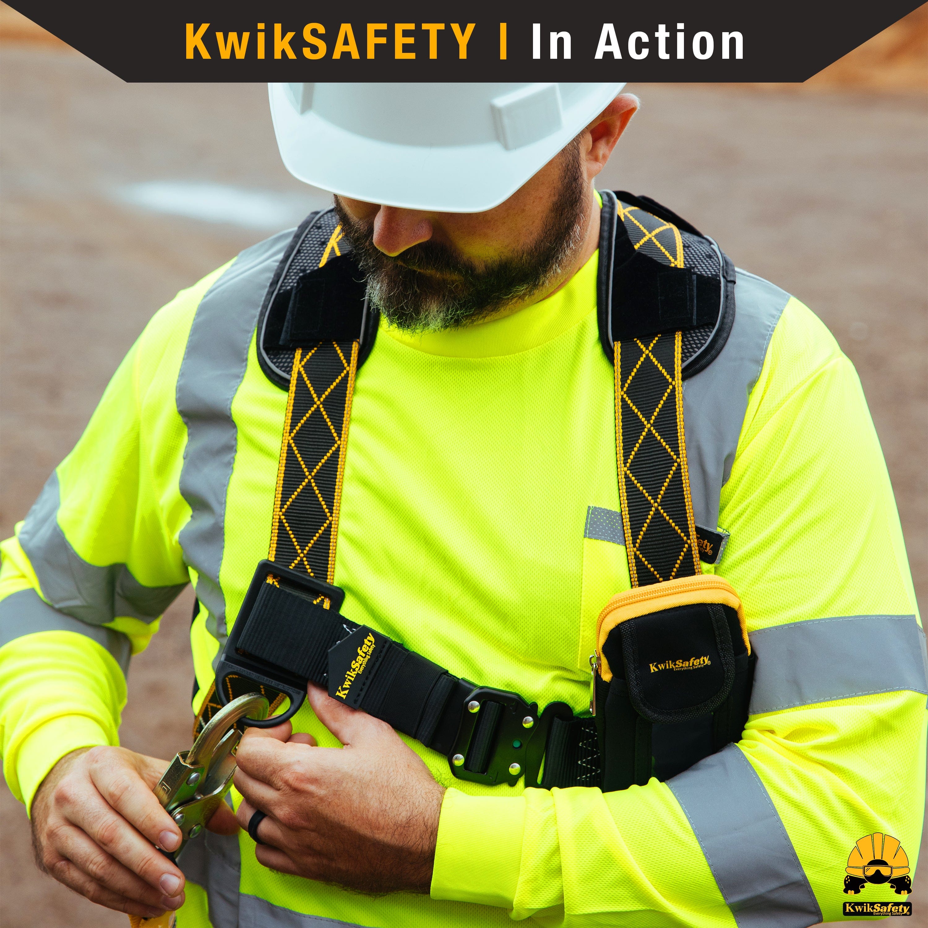 KwikSafety THUNDER DiamondBACK Safety Harness (5 Kwik-Connect Buckles)