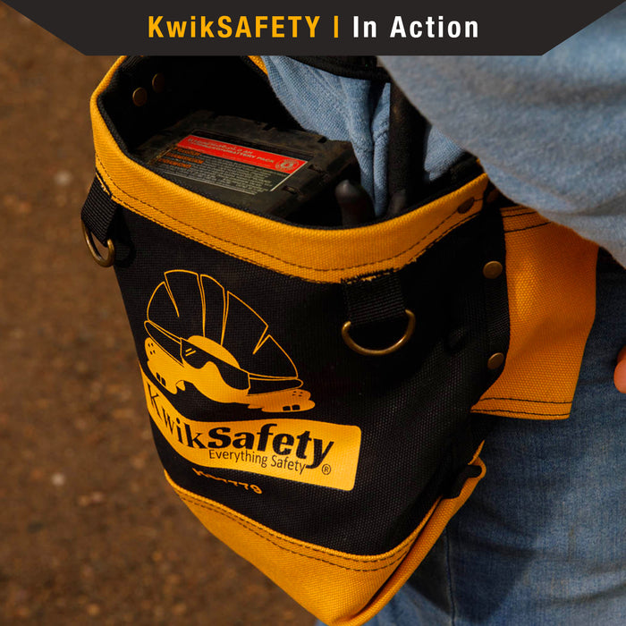 KwikSafety RedIRON Bolt Bag HEAVY-Duty Canvas Double Reinforced Stitching Ironworker Bag - Model No.: KS7779