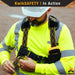 KwikSafety THUNDER DiamondBACK Safety Harness (5 Kwik-Connect Buckles) 3-D Ring Fall Protection ANSI OSHA - Model No.: KS6602DB - KwikSafety