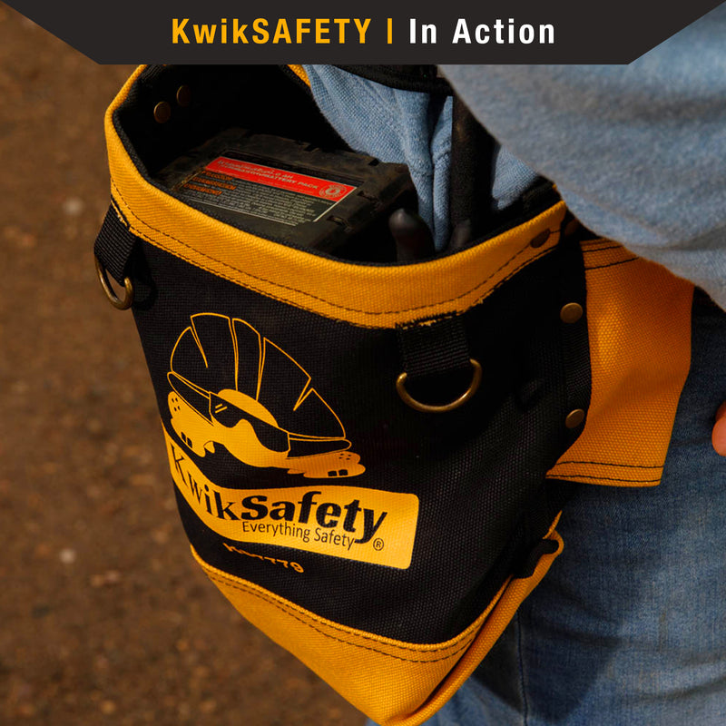 KwikSafety RedIRON Bolt Bag HEAVY-Duty Canvas Double Reinforced Stitching Ironworker Bag - Model No.: KS7779 - KwikSafety