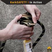 KwikSafety TSUNAMI (25FT) Vertical Lifeline Assembly ANSI OSHA Roofing Fall Protection - Model No.: KS7710 - KwikSafety